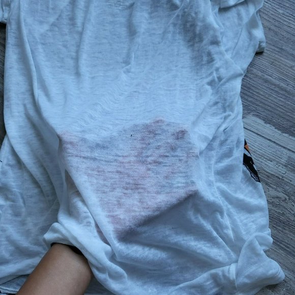 Jurassic World T-Rex Dinosaur White Light Short Sleeve Neck Basic T Shirt M - Picture 5 of 7